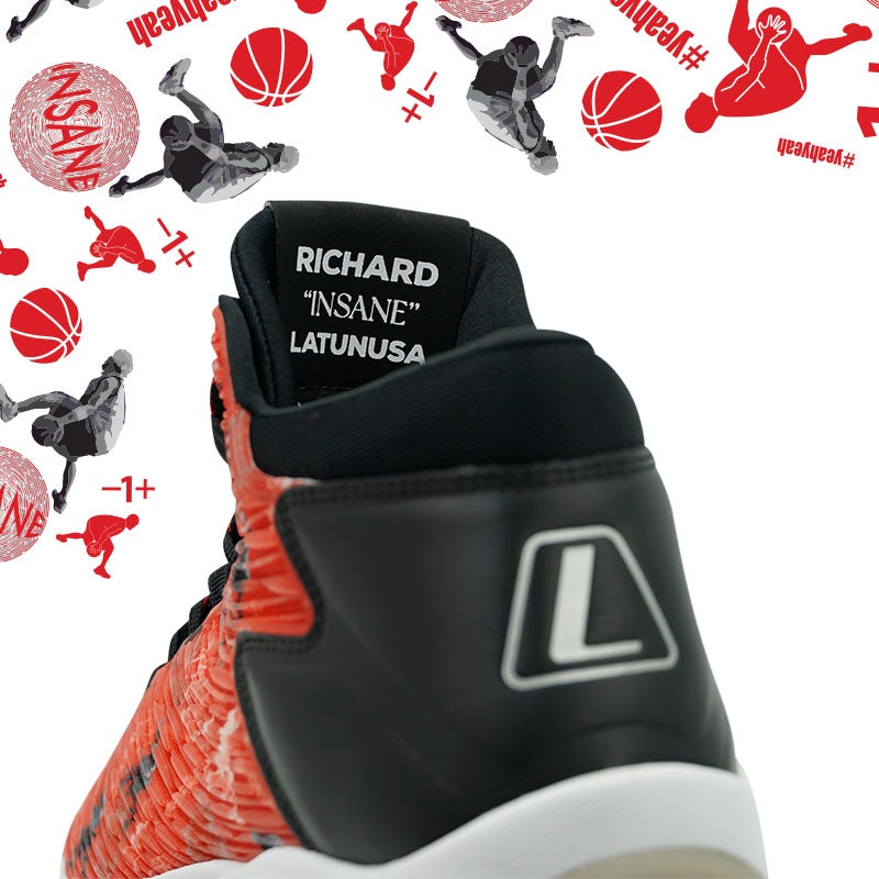 League Shift - Insane Red/Black Sepatu Basket Pria