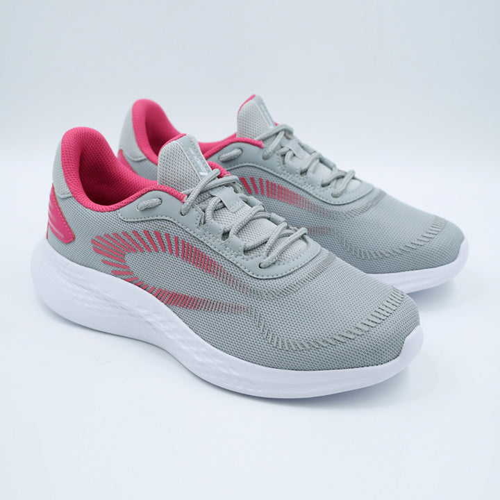 League Mask W Grey/Purple Sepatu Running Wanita