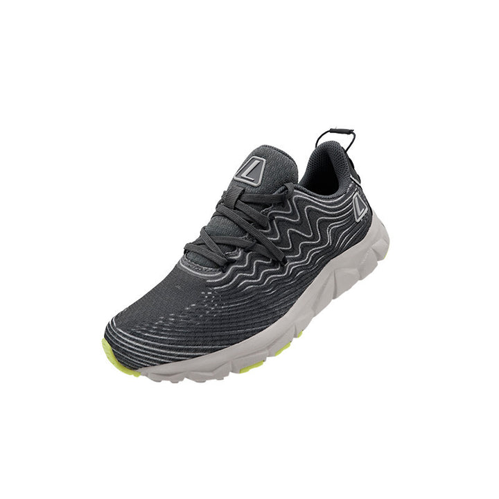 League Amp Jr Grey/Blue Sepatu Running Anak
