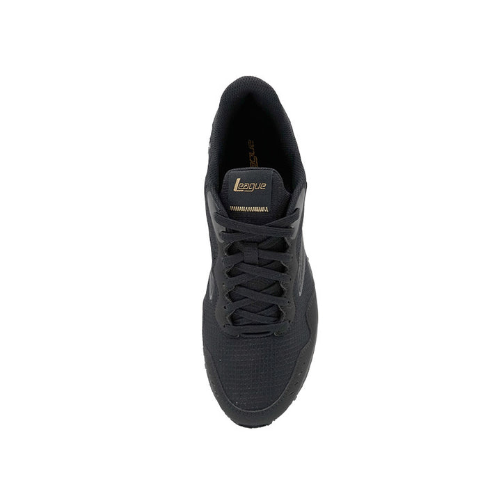 League Sanchez 2 Jr Black/Yellow Loafers Anak