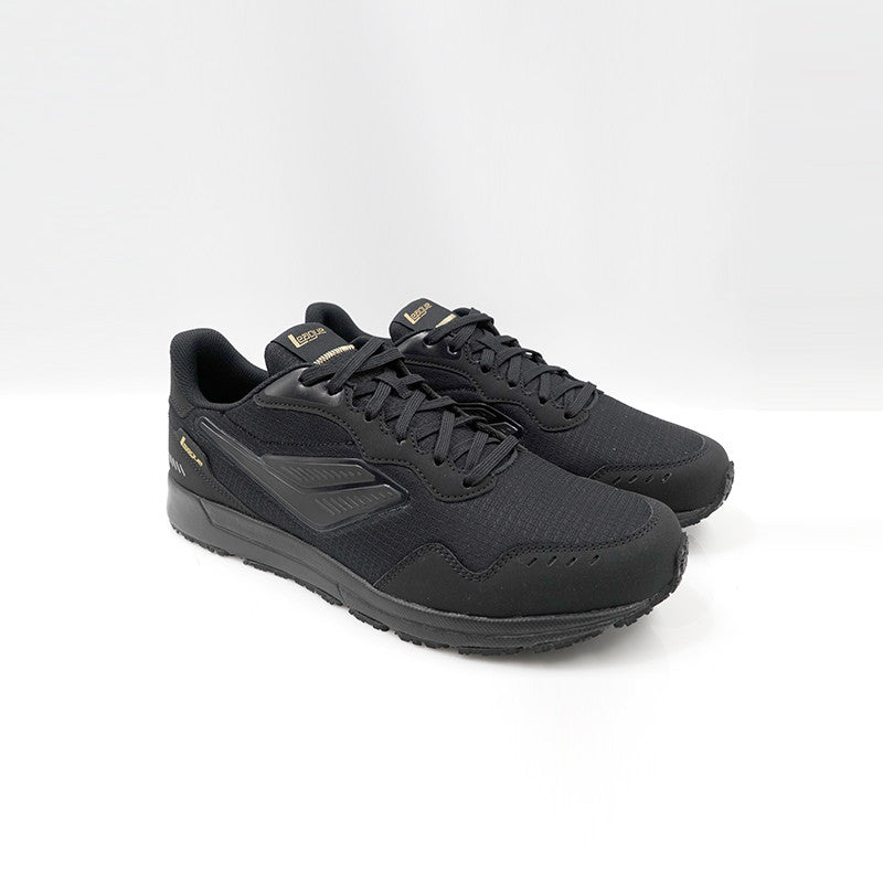 League Sanchez 2 Jr Black/Yellow Loafers Anak