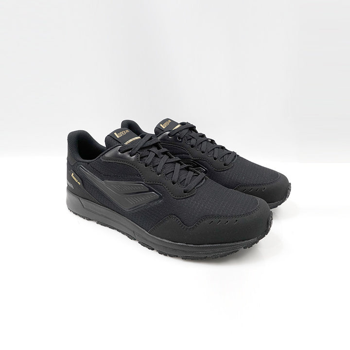 League Sanchez 2 Jr Black/Yellow Loafers Anak
