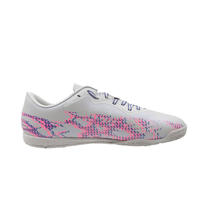 League Electro Grey/Purple Sepatu Futsal Pria