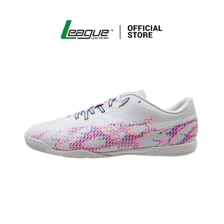 League Electro Grey/Purple Sepatu Futsal Pria