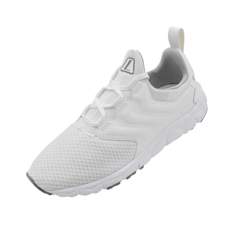 League Sterling U White/Black Slip On Pria