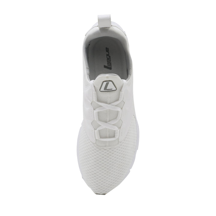 League Sterling U White/Black Slip On Pria