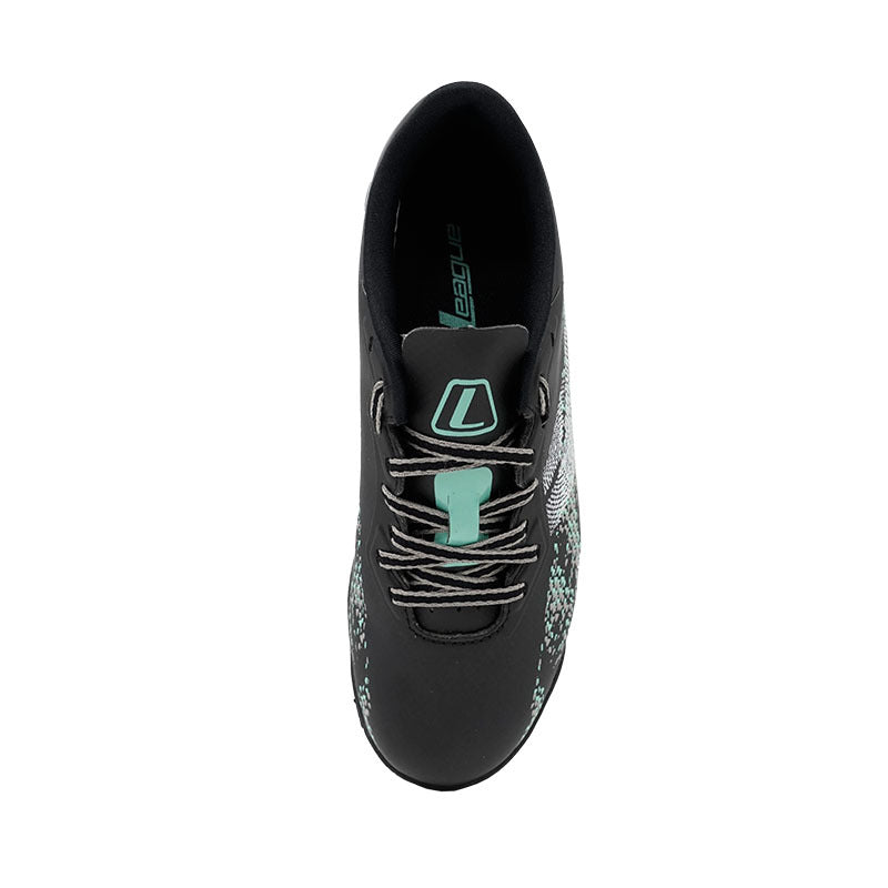 League Electro Black/Green Sepatu Futsal Pria
