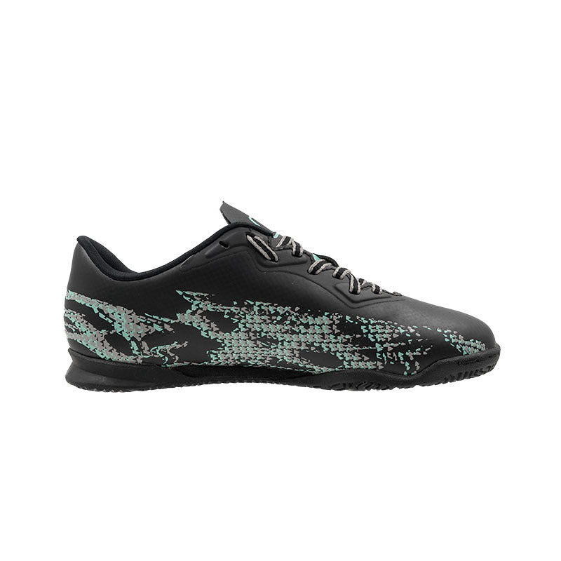 League Electro Black/Green Sepatu Futsal Pria