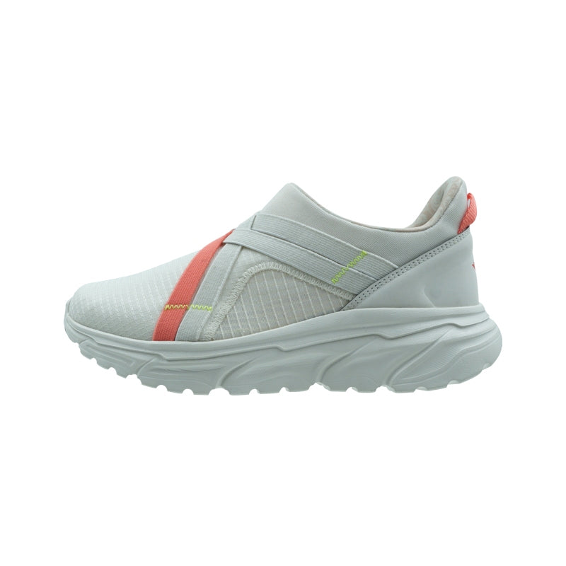 League IU White/Red Loafers Wanita