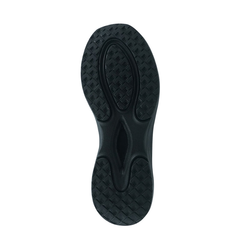 League Viper U Black/Grey Sepatu Running Pria