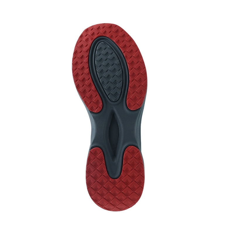 League Viper U Black/Grey Sepatu Running Pria