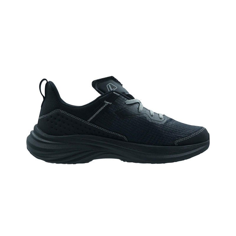 League Viper U Black/Grey Sepatu Running Pria