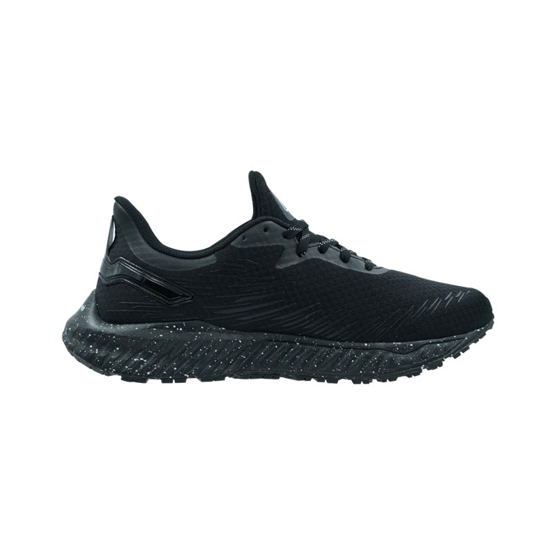 League Zapdos Black/Black Sepatu Running Pria