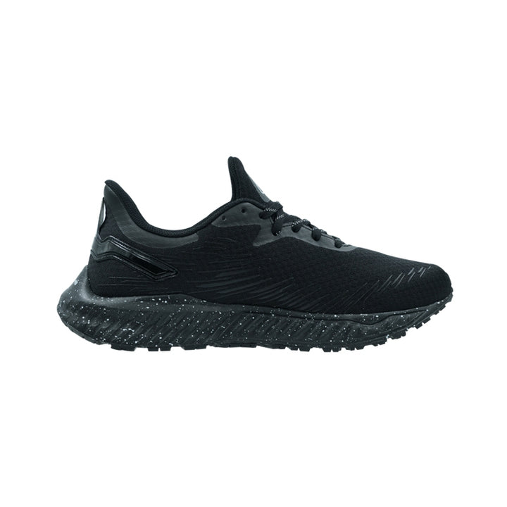 League Zapdos Black/Black Sepatu Running Pria