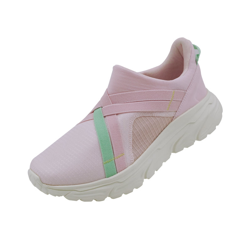 IU Pink/Blue Slip-On Wanita