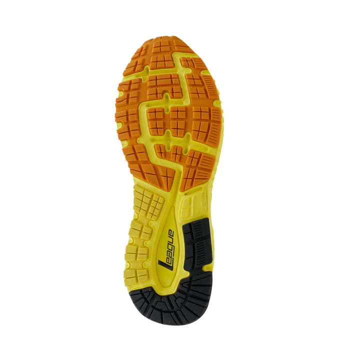 League KUMO 2 Black/Yellow Sepatu Running Pria