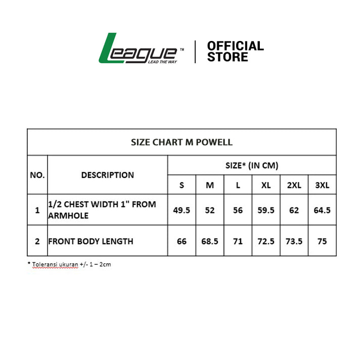 M Powell LS Golf Jersey Man
