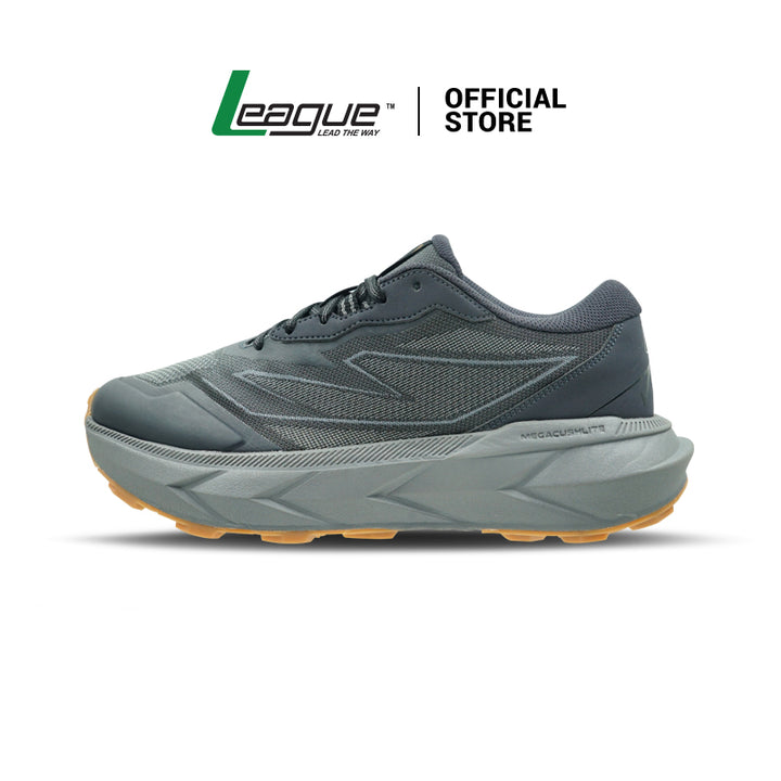 Dabrok U Black/Grey Sepatu Trail Running Unisex