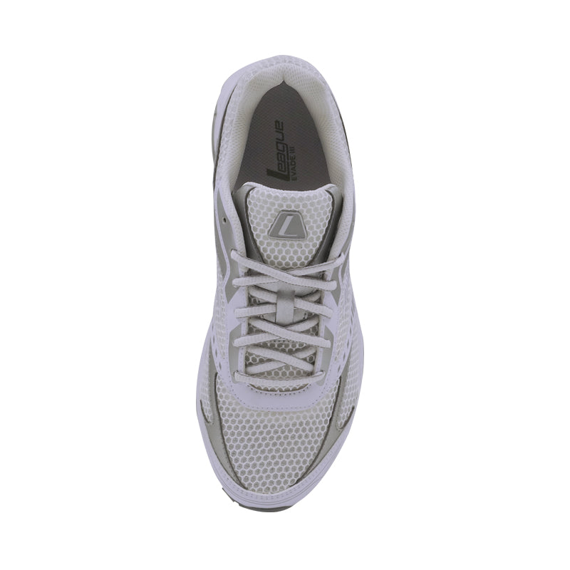 League Evade 3 White/Grey Unisex Sepatu Running Pria