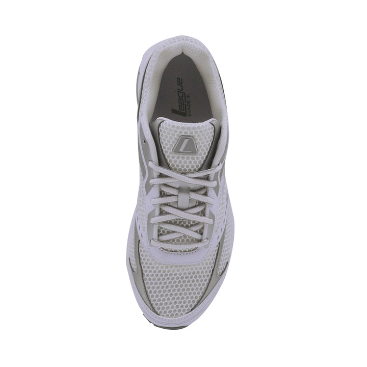 League Evade 3 White/Grey Unisex Sepatu Running Pria