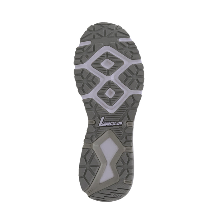 League Evade 3 White/Grey Unisex Sepatu Running Pria
