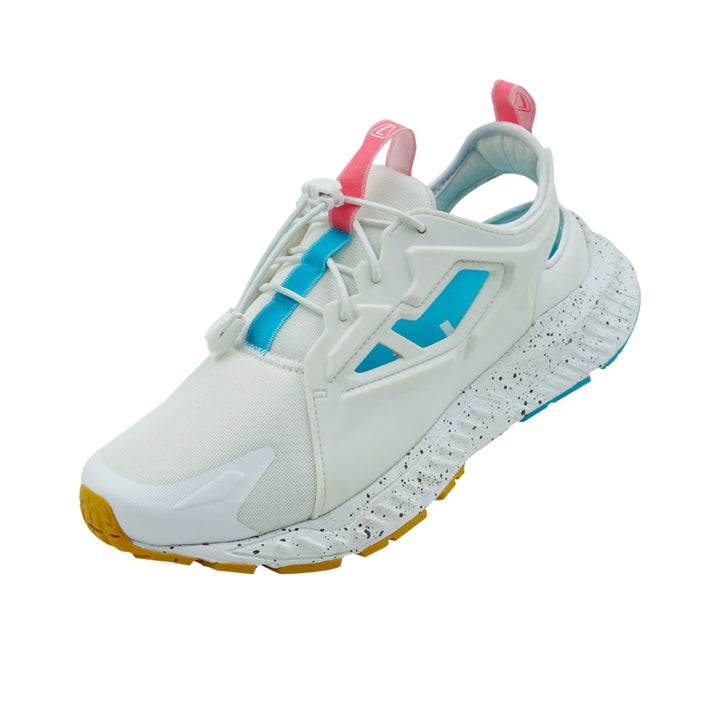 League Ghiza White/Blue Sepatu Running Wanita
