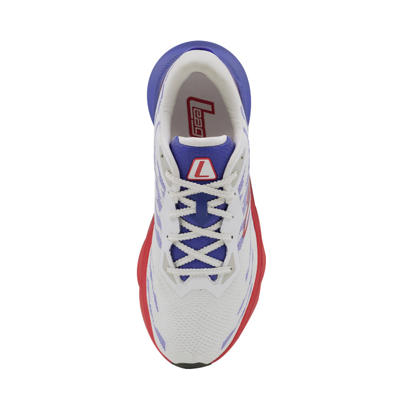 League Malvin M White/Chinese Red Sepatu Running Pria