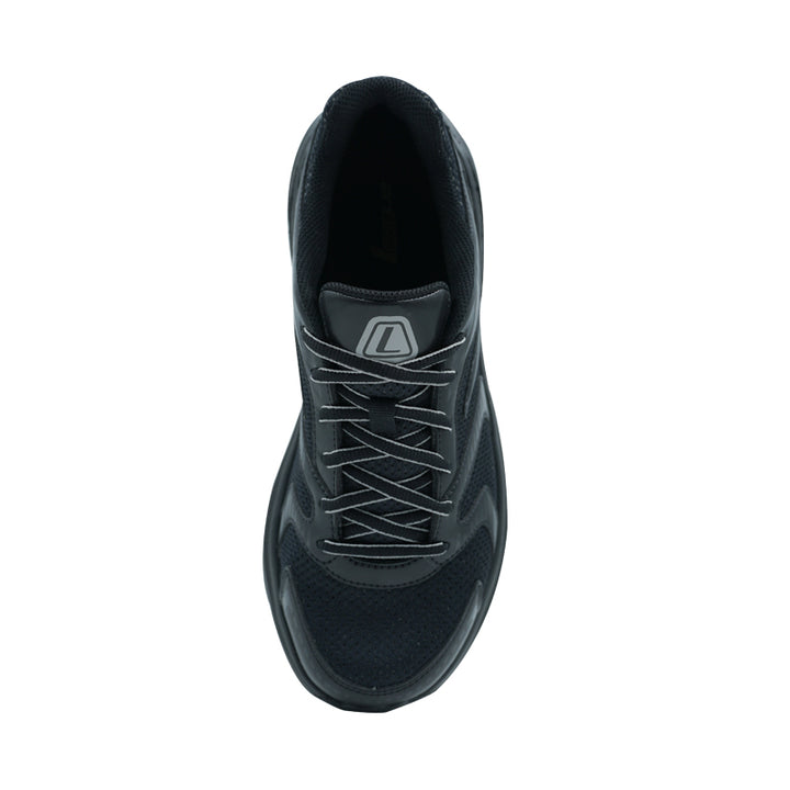 League Decra X U Black/Grey Sepatu Running Pria