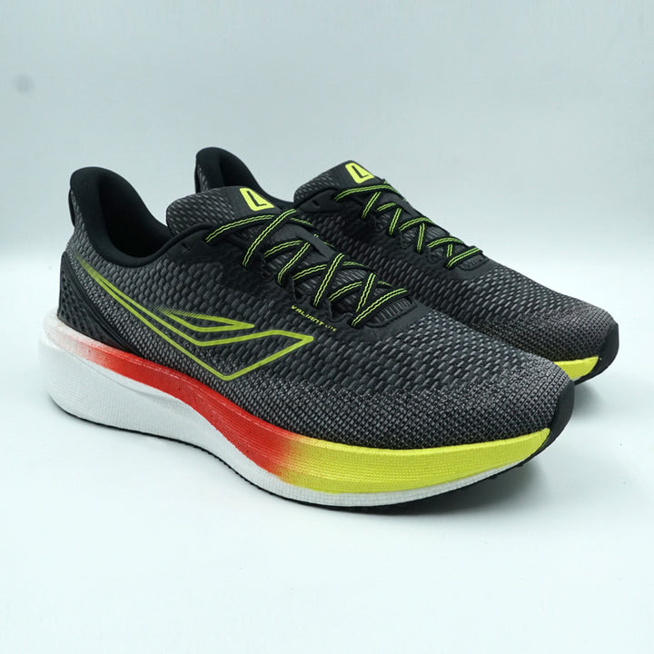 League Valiant Lite U Black/Grey Sepatu Running Pria
