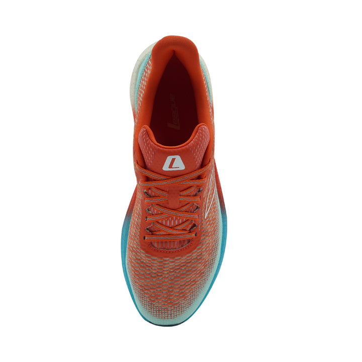 League Valiant Lite U Orange/White Sepatu Running Pria