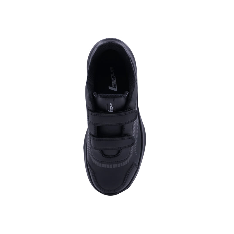 League Mask BTS Jr Black/Black Loafers Anak