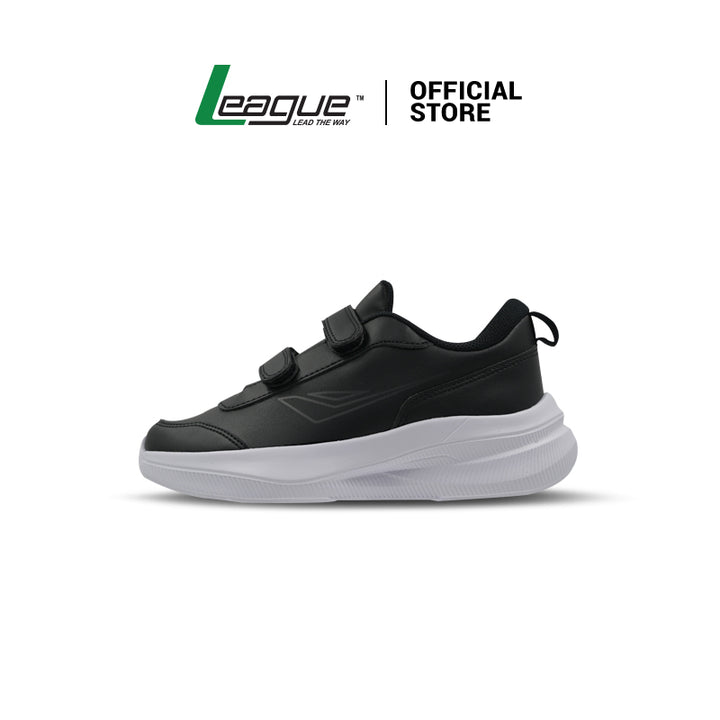 League Tachi BTS Jr Black/White Loafers Anak