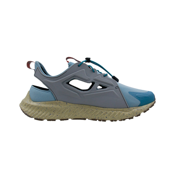 League Ghiza Blue/Brown Sepatu Running Pria