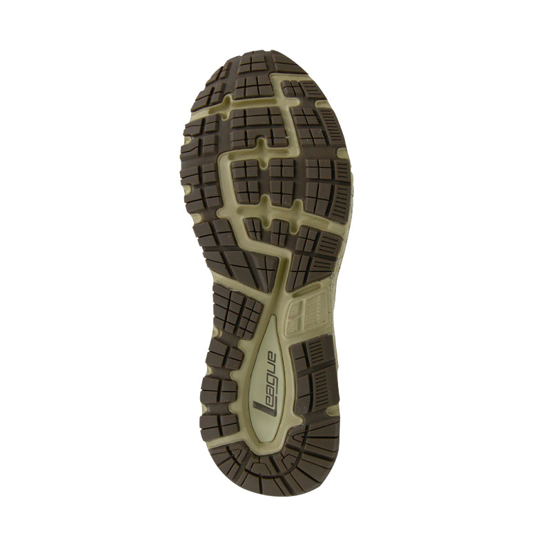 League Ghiza Blue/Brown Sepatu Running Pria