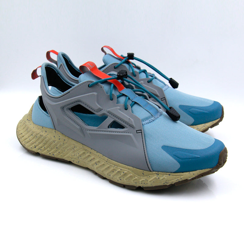 League Ghiza Blue/Brown Sepatu Running Pria