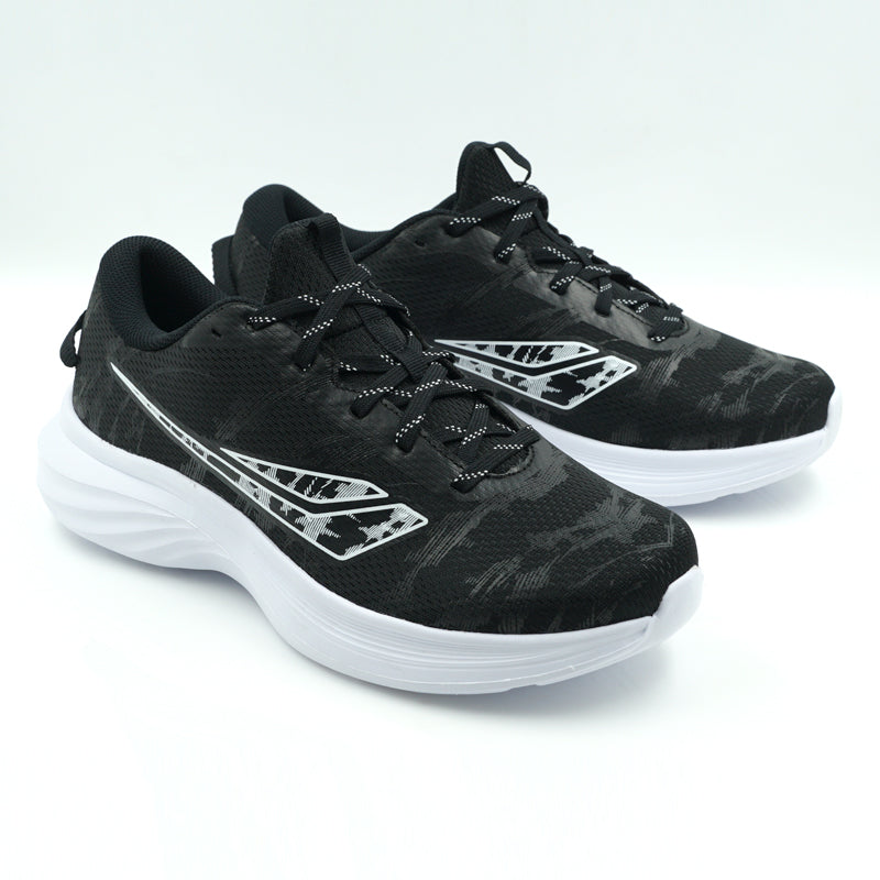 League Shinai U Black/White Sepatu Running Pria