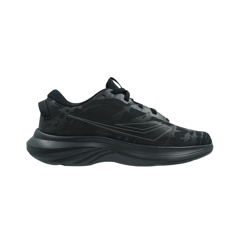 League Shinai U Black/Black Sepatu Running Pria