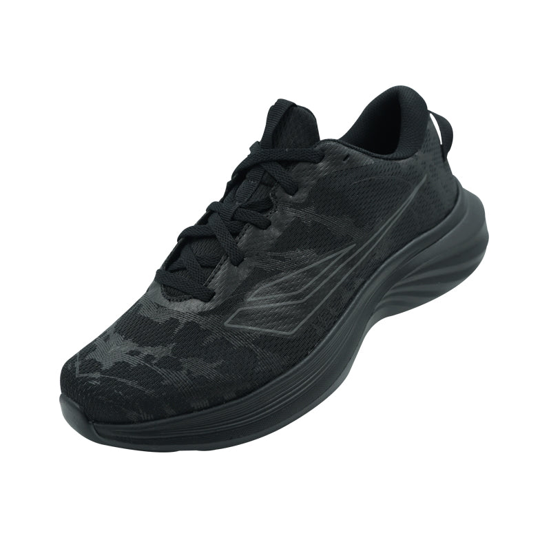 League Shinai U Black/Black Sepatu Running Pria