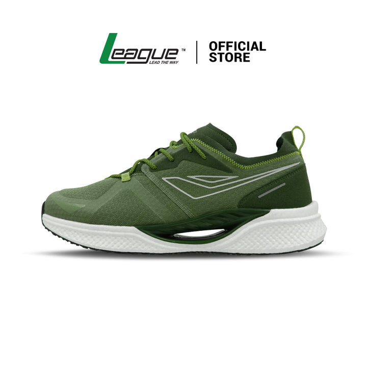 League Roshe U Green/Green Loafers Pria