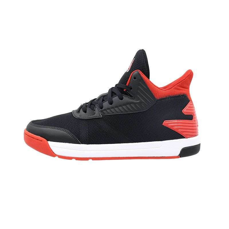 League Zephyr Black/Red Sepatu Basket Pria