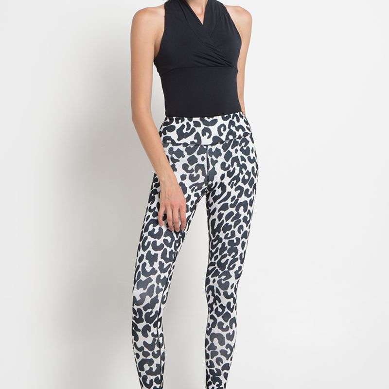 League Actifit Pakaian Training Wanita League Actifit Slim Print Leggings SS16WPL2110
