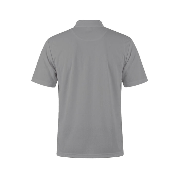 League Khansa Grey/Grey Polo Shirt Training Pria