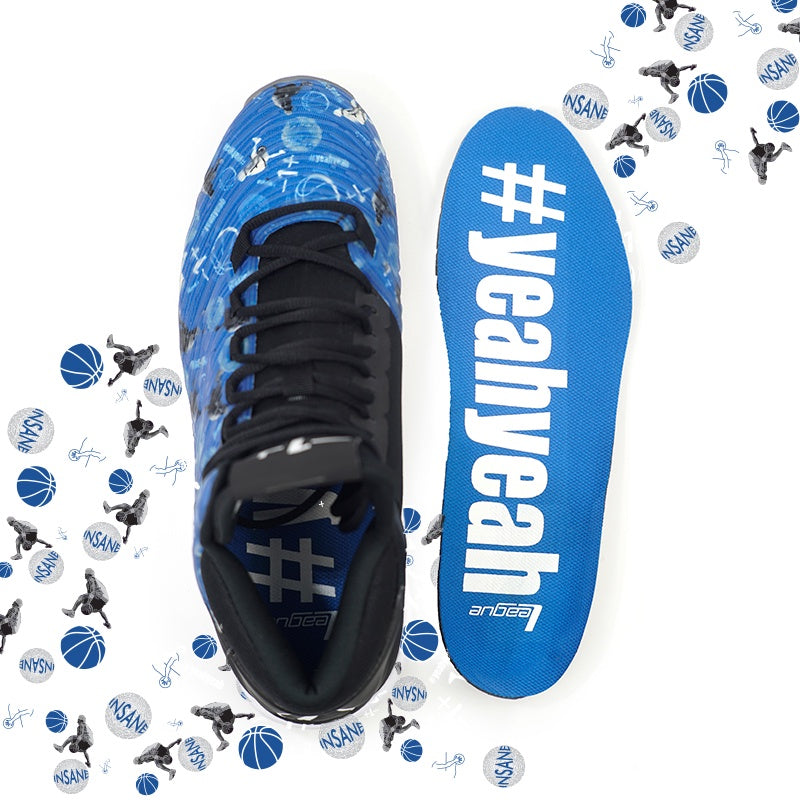 League Shift - Insane Blue/Black Sepatu Basket Pria