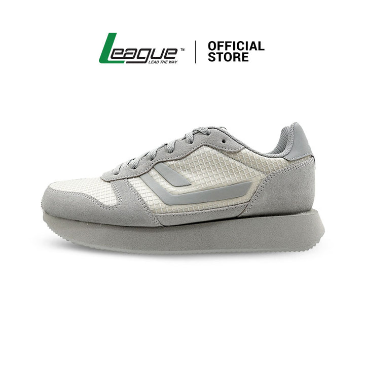 League STRV 2 Grey/White Loafers Pria