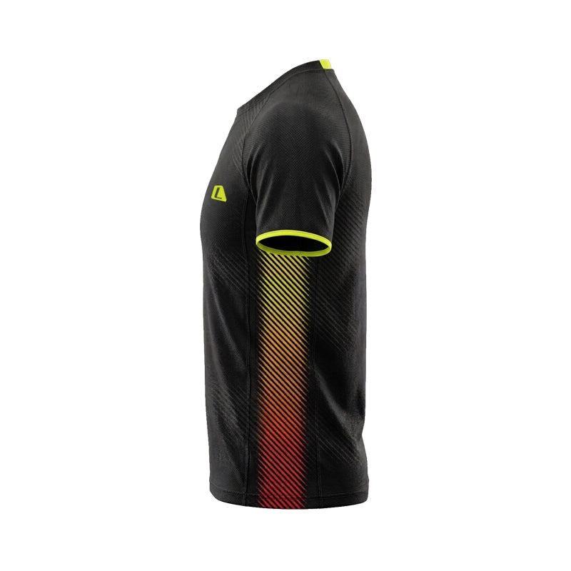 Valiant Lite Black Running Jersey Unisex