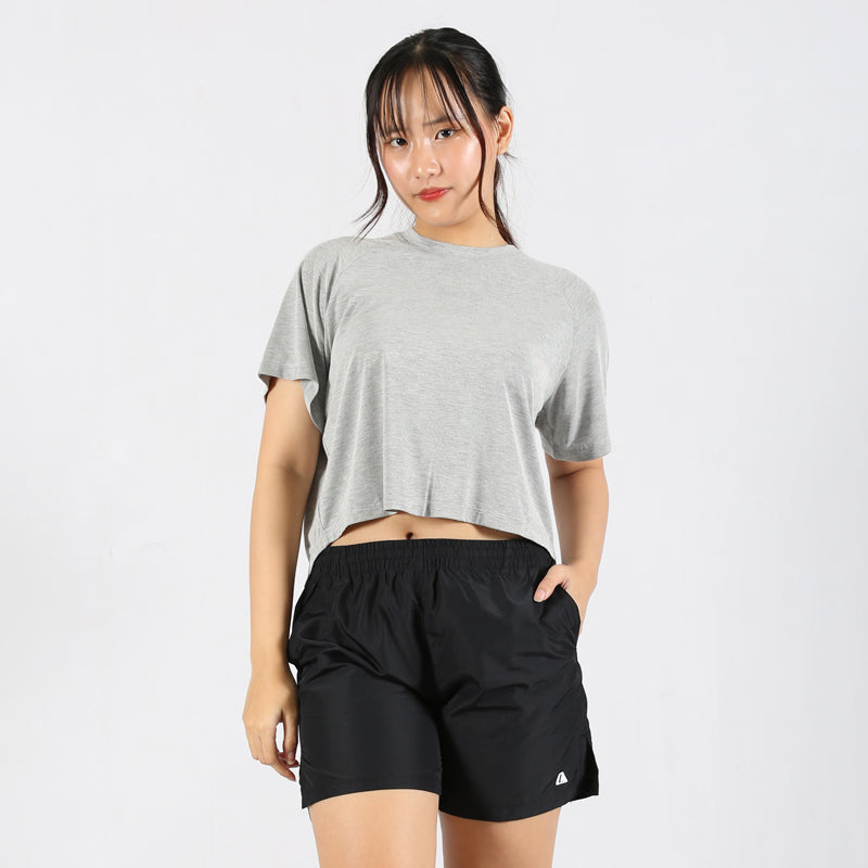 League Apparel Lifestyle Women Amarie Crop Tee FW25WAT2222H