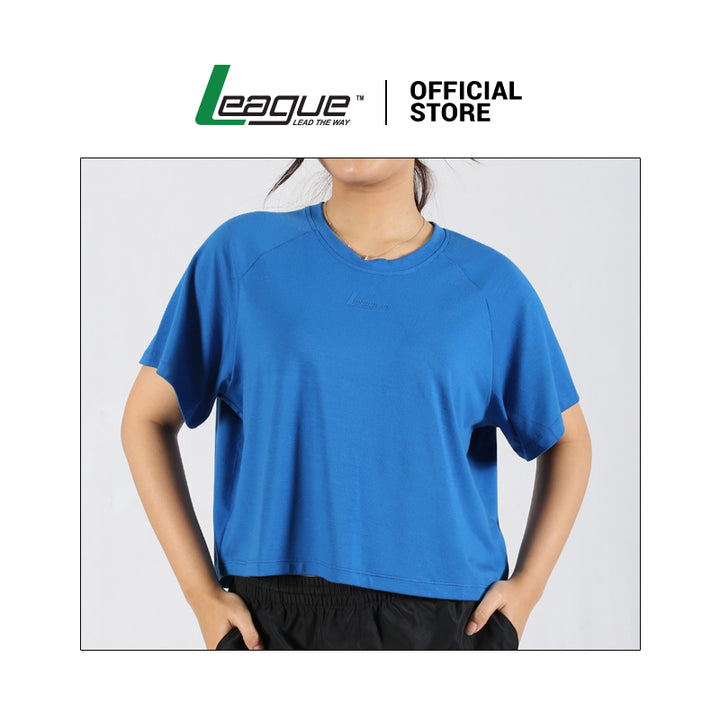League Apparel Lifestyle Women Amarie Crop Tee FW25WAT3444H