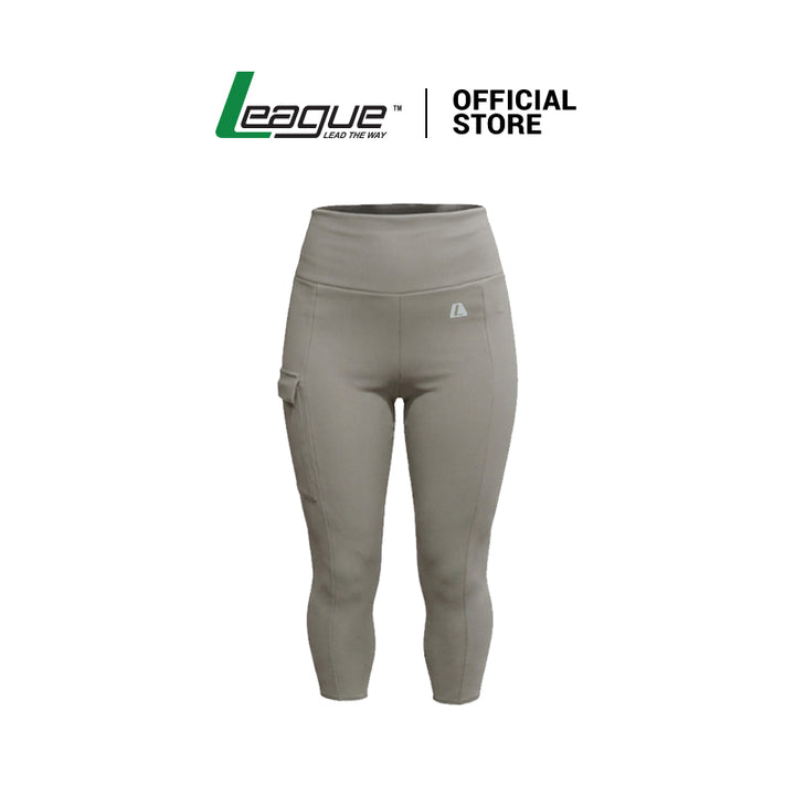 Evelyn Capri Grey Legging Women