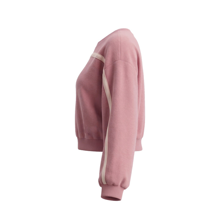 W Katty Crop Pink Sweatshirt Lifestyle Women