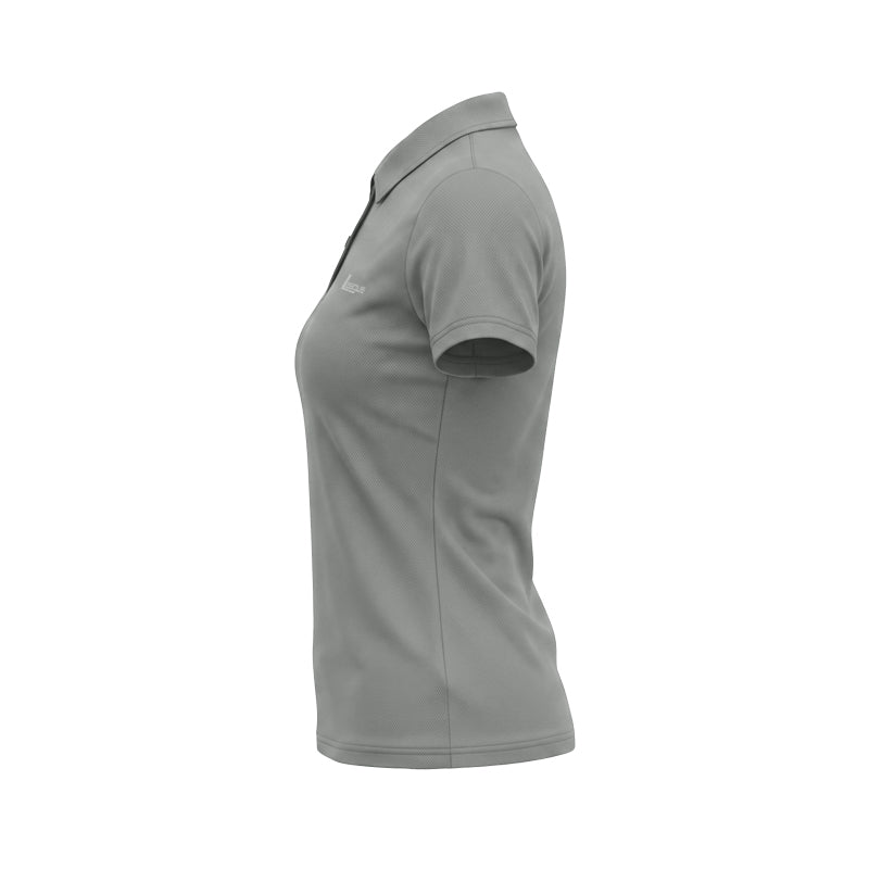 Khansa Grey Polo Shirt Women